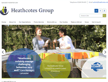 Tablet Screenshot of heathcotes.net